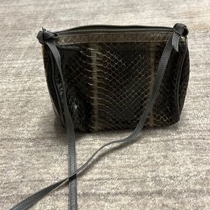 Vintage snake skin bag